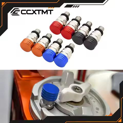 M5x0.8 Aluminum Fork Air Bleeder Valve For Kawasaki KX80 KX85 KX100 KX125 KX250 KX250F KX450F KLX140
