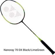YONEX NANORAY 70DX 70 DX 4UG5 Black green lime Original badminton racket