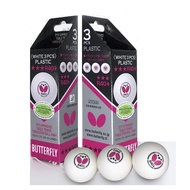 Butterfly table tennis 3 star new material plastic ball A40+ R40+ training pingpong Ready stock