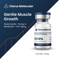 CJC+IPA Ipamorelin CJC-1295 no DAC Blend 10mg Research Peptide Vial - Gentle Muscle Growth Growth & 