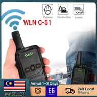 easygoing HT WLN C51 walkie talkie , Handy Talky sipil daya tinggiMini Wln Two-Way Radio Walkie Talkie 16 Channel UHF 400 - 470MHz