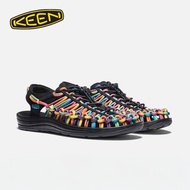 Keen/Cohen Uneek Summer Mens and Womens Outdoor Weaving Black Beach Sandals with Anti slip Track Shoes