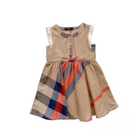 Kk20-0880新款可爱 甜美格子连衣裙