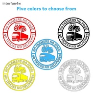 interfun4w Farmers Food Trus Deliveries Stier, Personalized Stiers, Heavy-Duty Weatherproof Car Stie