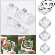 UMISTYDREAM9IQ0 Transparent Support Transparent Glass Pedestal Holder Glass Holder