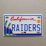 美國紀念品 | 獻給RAIDERS騎士們 加州限定版 自行車牌擺飾/門牌