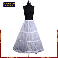 Hik Women's A-Line Full-Length Hoop Crinoline Under Skirt