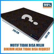 EVAMAT - TIKAR MOTIF JUMBO 200X240CM KARPET LANTAI SPON TAHAN AIR