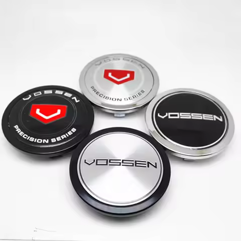 4pcs Vossen 76mm 60mm Wheel Center Hub Caps Auto Rims Dust Proof Center Hubcaps Emblem Cary Styling 