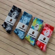 BATHING APE "BAPE" TIE-DYE SOCKS