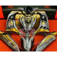 HLY/HLD  Cover Set Custom LC135 V4/V5/V6/V7 Grey Chrome Sticker Special Edition Cover Set LC135 (V4-
