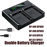 Wall Battery Charger For CANON BP-808 BP-809 BP-819 BP-820 BP-827 FS10 FS11 FS20 CG-800