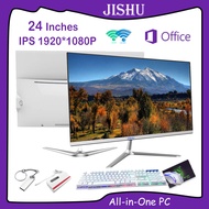 JISHU 24 inches All in One Computer Processor | Intel i7-3770 | 1TB SSD +16GB RAM | Fast Ugrade | Wi