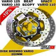 DISC CAKRAM BREMBO VIETNAM 260MM DISK CAKRAM 260M | PIRINGAN BEAT