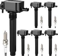 Ignition Coil Packs & Iridium Spark Plugs for Jeep Grand Cherokee 2011 2012 2013 2014 2015, Wrangler
