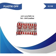 OPP GLUE Plastic 8x8 OPP Bread/ 8x8 Opp Cake/ 8x8 OPP Glue/ 8x8 Opp Accessories 8x8
