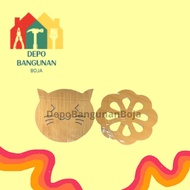 (Large Round) Large Round Wooden Coaster Wooden Coaster/ Coaster/