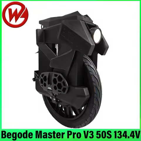 Begode Master Pro V3 50S 134.4V 4800Wh Battery 5000W C40 Motor Power 22inch Tire 80MM Suspension Upg