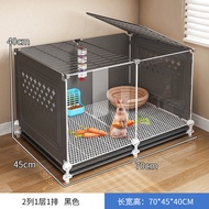 New Rabbit Cage Rabbit Dedicated Cage Household Ornamental Rabbit Cage Large Space Indoor Dedicated 