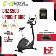 Dhz Fitness S500 Home Use Gym Upright Bike- 01 Years Parts Warranty