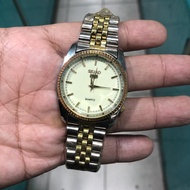 jam tangan pria seiko quartz water resist vintage siap pakai tidak ada kendala