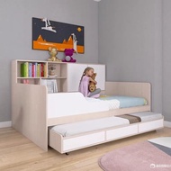 Tatami children's room pull-out bed, mother bed, pull-out bed, side cabinet with hidden bed