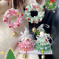 Christmas Tree Twist Bar DIY Handmade Wind Chimes Car Hanging Door Ornaments Pendants Event Bells HY