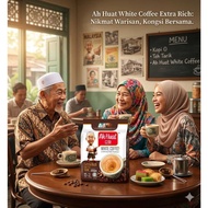 Ah Huat White Coffee Extra Rich (Lebih Kaw) - Kopi Putih Pracampur 36g x 15 Paket