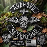 BACK PATCH AVENGED SEVENFOLD EMBLEM EMBROIDERY MUSIC BAND AVG A7X PATCH EMBROIDERY