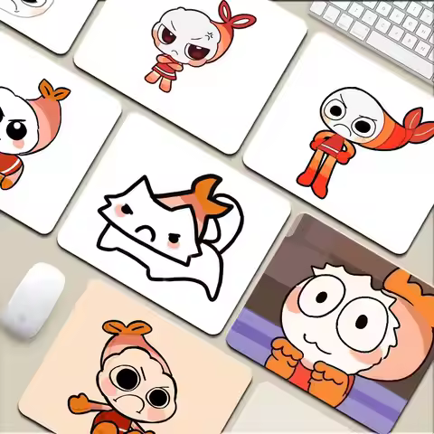 I Love Shrimpo Funny Meme Small Mousepad Keyboard Pad Laptop Cushion Non-slip Deskpad