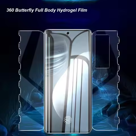 360°Full Hydrogel Film For Vivo X80 X70 X60 X50 X Note S12 Pro Plus Nex 3 3S Screen Protector For Vi