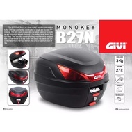 GIVI B27N MONOLOCK,TOP CASE BOX B27(RED REFLECTOR)