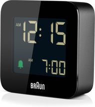 百靈牌 - (2色可選) 百靈牌 BC08 數位小型鬧鐘 黑色