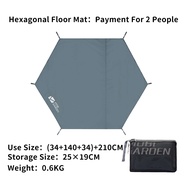 MOBI GARDEN Camping Ground Sheet Floor Mat for Tent Picnic Moisture-proof Mat 2/3/4 People