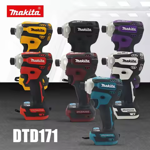 Makita DTD171 Multicolor Brushless Electric Drill Driver Compact Rechargeable Screwdriver for Home I