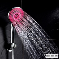 [ร้อน] หัวฝักบัว LED ฝักบัวอาบน้ำตัวควบคุมอุณหภูมิดิจิตอล3โหมดการพ่นฝักบัวประหยัดน้ำกรองอุปกรณ์ห้องน้ำในบ้าน