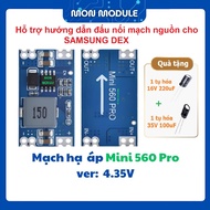 [Mini 560 PRO] [4.35V] [5V] Mini 560 PRO voltage reducer circuit - Output 4.3V - 5V