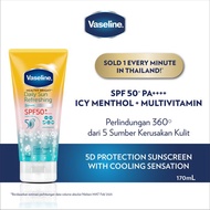 VASELINE Hand Body Sunscreen Serum Daily Sun Refreshing SPF 50 PA++++ 170 mL