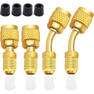 Penyesuai Mini Split R410A, Penyambung 5/16" Perempuan ke 1/4" Lelaki, Penyesuai R410a untuk Sistem 