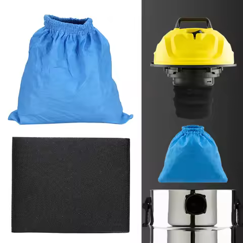 Textile Filter Bag And Filter Elements For Karcher MV1 WD1 WD2 WD3 NT Series Vacuum Cleaner Filter B