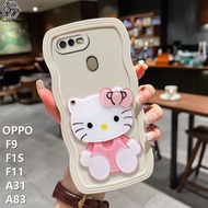 YuPin เคสโทรศัพท์ปิดขอบหยักสำหรับ OPPO F9 / F1S / F11 / A31/A83แฟชั่นน่ารักเฮลโลคิตตี้ Tpuนิ่มชนิดใสซิลิโคนกันกระแทก