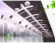 DIY Ceiling Mounted String Chain Laundry Drying Rack Best Selling in KOREA/Clothes Laundry Dryer Fol