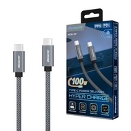 [200cm] NCW TYPE-C to C 100W 充電傳輸線｜數據線｜充電線｜USB-C充電線｜Type-C 充電線