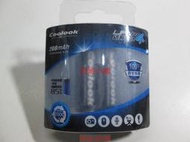 【君媛小鋪】香港 COOLOOK 磷酸鋰鐵電池 4號充電電池 10440鋰電池 3.2V (2顆1入) 送2個占位桶