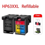 Compatible Refillable Ink Cartridge For Hp63 63XL 63XXL Deskjet 3632 3634 3636 3637 3638 3639 Envy 4