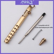 QUU 0 7mm Bolt Action Pen Smooth Writing Pen Metal Ballpoint Pen  Pen for School