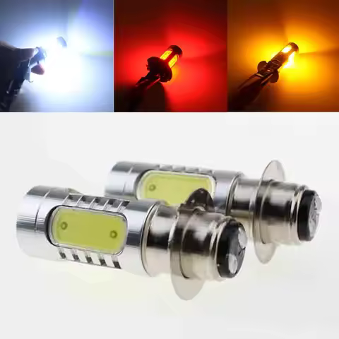 2pcs PX15d P15D25-1 5 COB 7.5W H6M LED Head Light Foglight fog Lamp Non-polar Auto Motorcycle headli