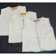 PUTIH Baby kutung top 0-6 M white D'noorfa