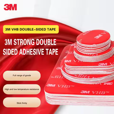 3M Double-Sided Tape Vhb Die-Cut Type Waterproof Foam Tape Round Square Car Strong 3M Double-Sided T