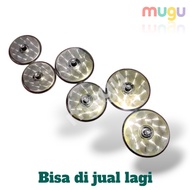 GLASS LIDS (6 pcs and 1 Dozen) STAINLESS GLASS LIDS STAINLESS CUP LIDS/S